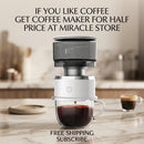 Portable Mini Electric Coffee Maker for Fresh Coffee Anywhere Miracle Store