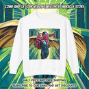 Vision-Inspired Crewneck Sweatshirt — Retro Comic Superhero Graphic Printify