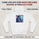 Hoodie — Dreamy Night Garden Anime Boy Illustration Printify