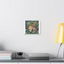 Leopard in Vines Canvas Print — Botanical Jungle Wall Art Printify