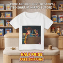 Cowboy Toy Scene Toddler T‑Shirt — Nostalgic Animated Characters Print Printify