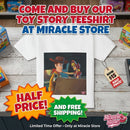 Cowboy Toy Scene Toddler T‑Shirt — Nostalgic Animated Characters Print Printify