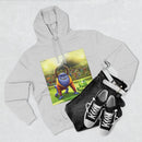 Three-Panel Fleece Hoodie Printify