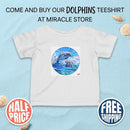 Infant Dolphin Tee — Playful Ocean Baby Shirt with Jumping Dolphins Printify