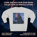 Darth Vader Lightsaber Crewneck Sweatshirt — Galactic Sith Graphic Pullover Printify