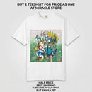 Anime Fairy Girl T-Shirt — Magical Forest Illustration Printify