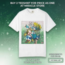 Anime Fairy Girl T-Shirt — Magical Forest Illustration Printify