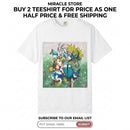 Anime Fairy Girl T-Shirt — Magical Forest Illustration Printify