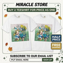 Anime Fairy Girl T-Shirt — Magical Forest Illustration Printify