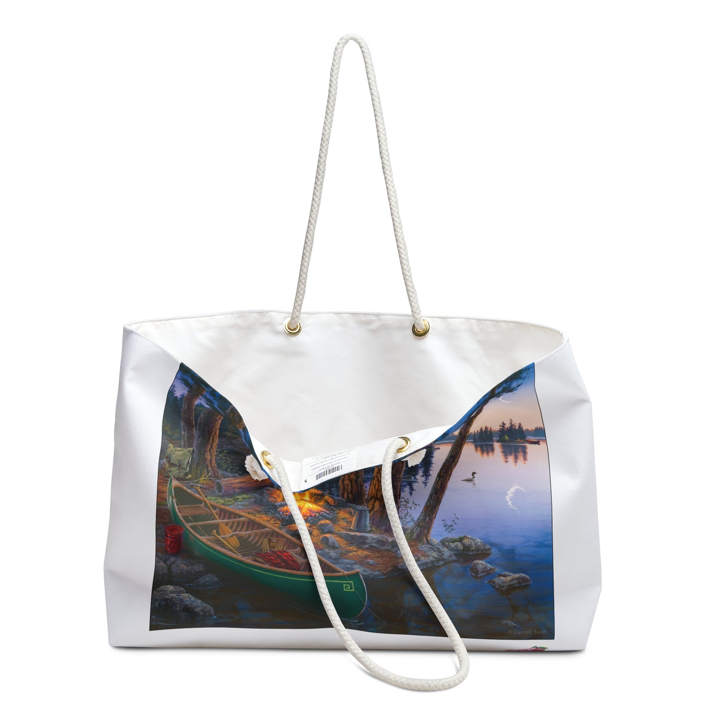 Lakeside Canoe Campfire Weekender Bag