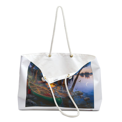 Lakeside Canoe Campfire Weekender Bag