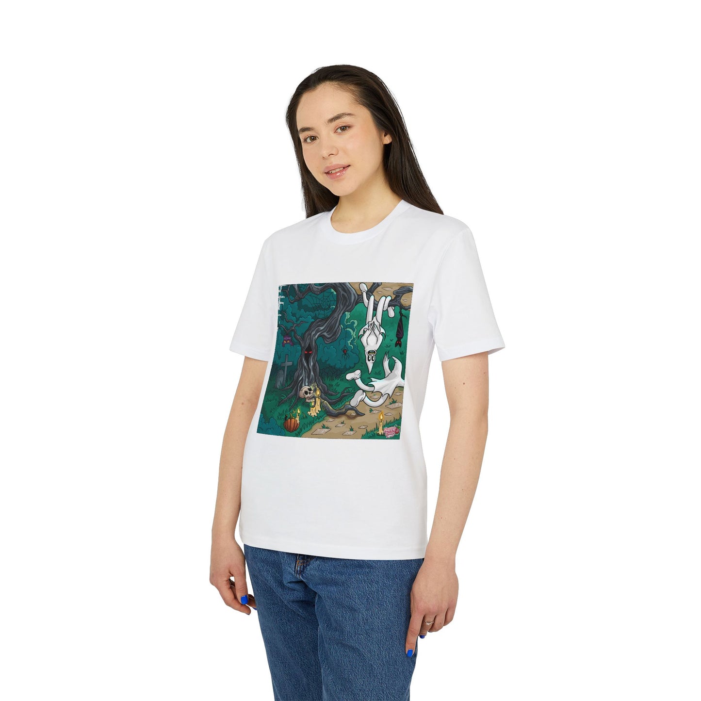 T-Shirt — Whimsical Forest Bunny Illustration
