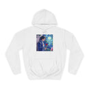 Hoodie — Dreamy Night Garden Anime Boy Illustration Printify