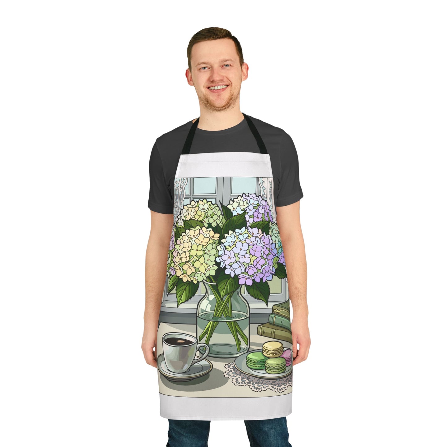 Hydrangea Tea Time Apron