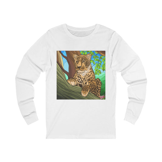Leopard Cub in Tree Long Sleeve Tee