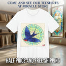 Artistic Bird T‑Shirt — Colorful Swallow & Dove Graphic Tee Miracle Store