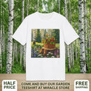 Floral Basket in Forest T-Shirt