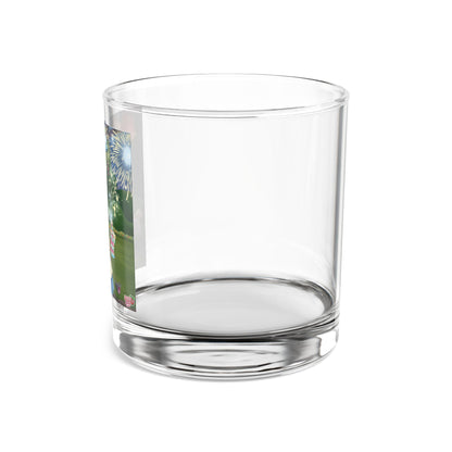 Alice in Wonderland 10oz Rocks Glass — Vintage Tea Party Whiskey Tumbler