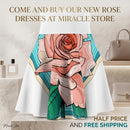 Rose Garden Skater Skirt — Floral Pink Rose AOP Skirt Printify