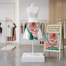 Rose Garden Skater Skirt — Floral Pink Rose AOP Skirt Printify