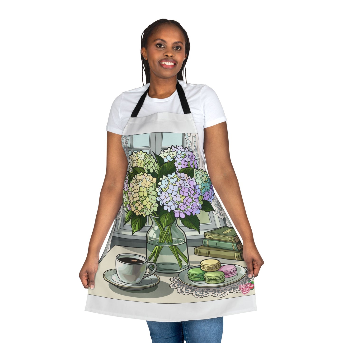 Hydrangea Tea Time Apron