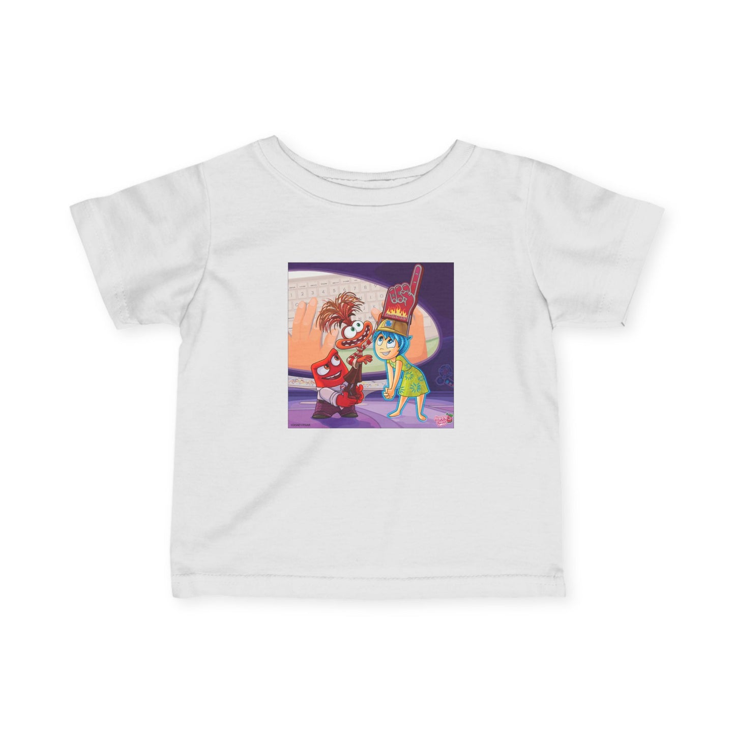 Infant Tee — Cute Cartoon Kids’ Space Adventure Print