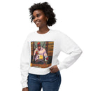 Graphic Crewneck Sweatshirt — Comic Antihero Diner Scene Printify