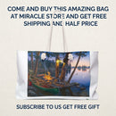 Lakeside Canoe Campfire Weekender Bag Printify