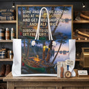 Lakeside Canoe Campfire Weekender Bag Printify