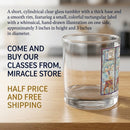 Vintage Art Lady Rocks Glass — 10oz Retro Impressionist Cocktail Tumbler Printify