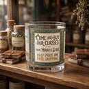 Vintage Art Lady Rocks Glass — 10oz Retro Impressionist Cocktail Tumbler Printify