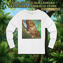 Leopard Cub in Tree Long Sleeve Tee Printify