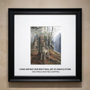 Wolf Pack Framed Poster — Woodland Nature Print for Home Decor Printify