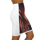 Anime Red-Haired Villain Pencil Skirt Printify