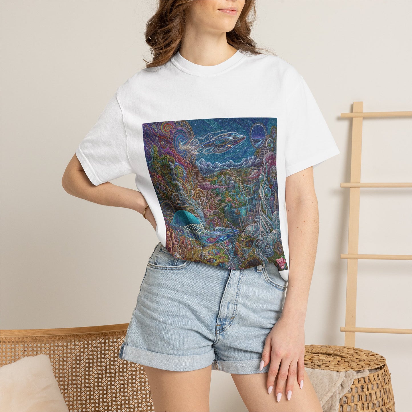 Underwater Dreamscape T-Shirt — Psychedelic Ocean Whale Art Tee