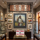 Framed Jesus the Good Shepherd Poster - Religious Wall Art for Home, Church, Easter Gifts Printify