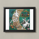 Matte Canvas, Framed (Multi-color) Printify