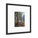 Wolf Pack Framed Poster — Woodland Nature Print for Home Decor Printify