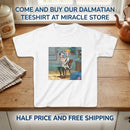 Kids Tee - Retro Cartoon Barber Shop Illustration Printify