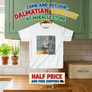 Kids Tee - Retro Cartoon Barber Shop Illustration Printify