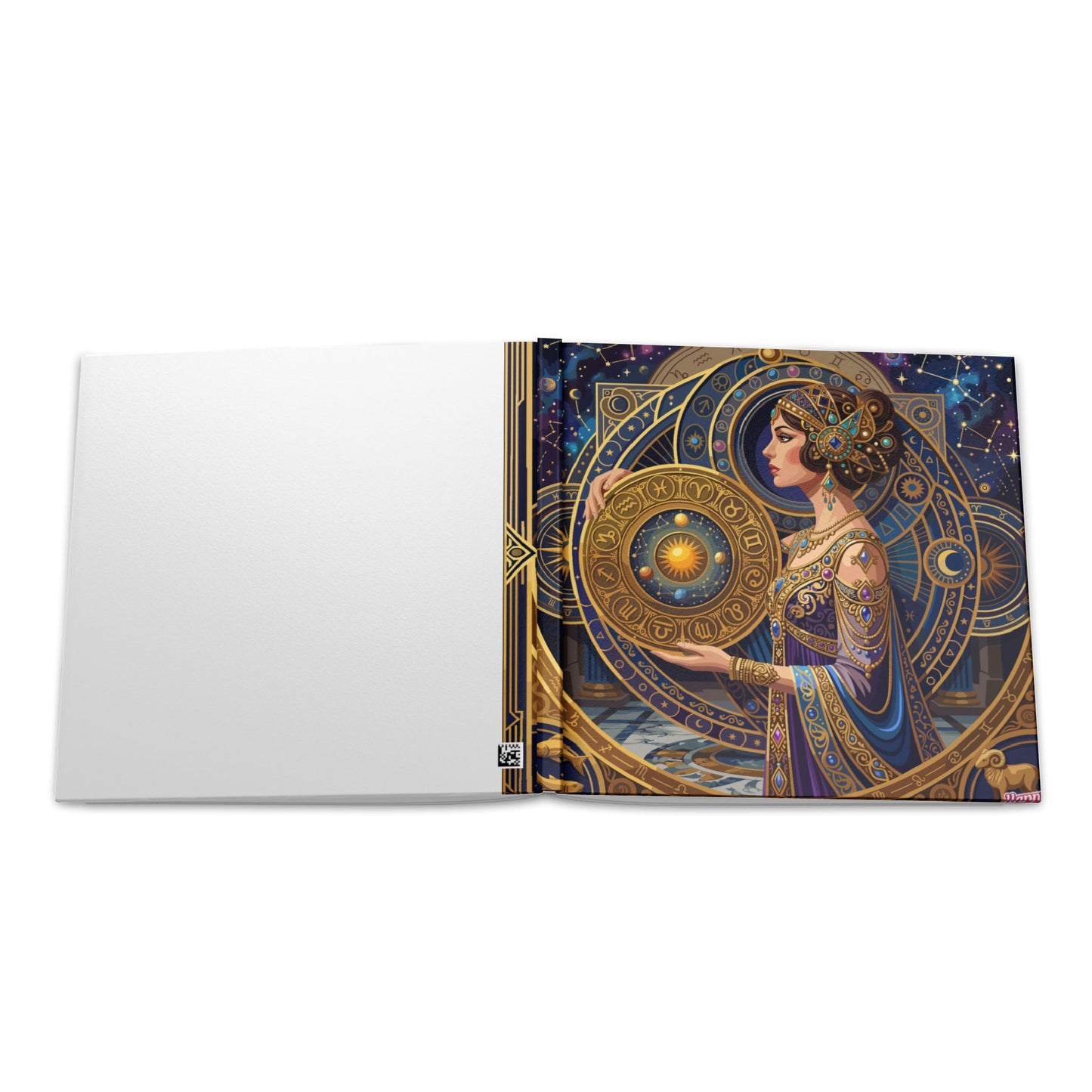Hardcover Photo Book — Celestial Oracle Art Book (Astrology-Inspired Decorative Keepsake)