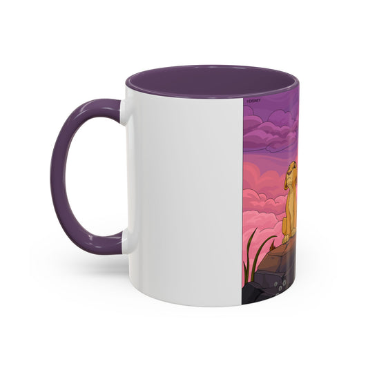 Lion Pride Coffee Mug – Nostalgic Animated Safari Accent Mug (11/15oz)