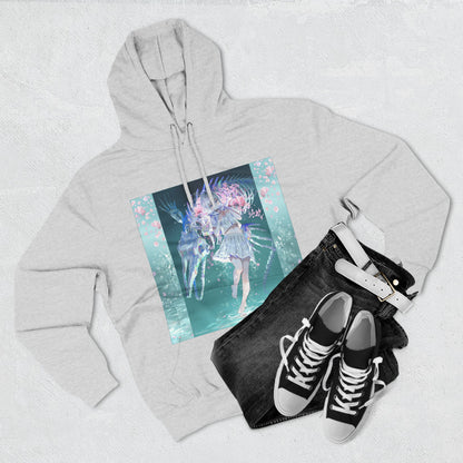 Anime Mermaid Girl Hoodie — Pastel Kawaii Aquatic Fantasy Sweatshirt