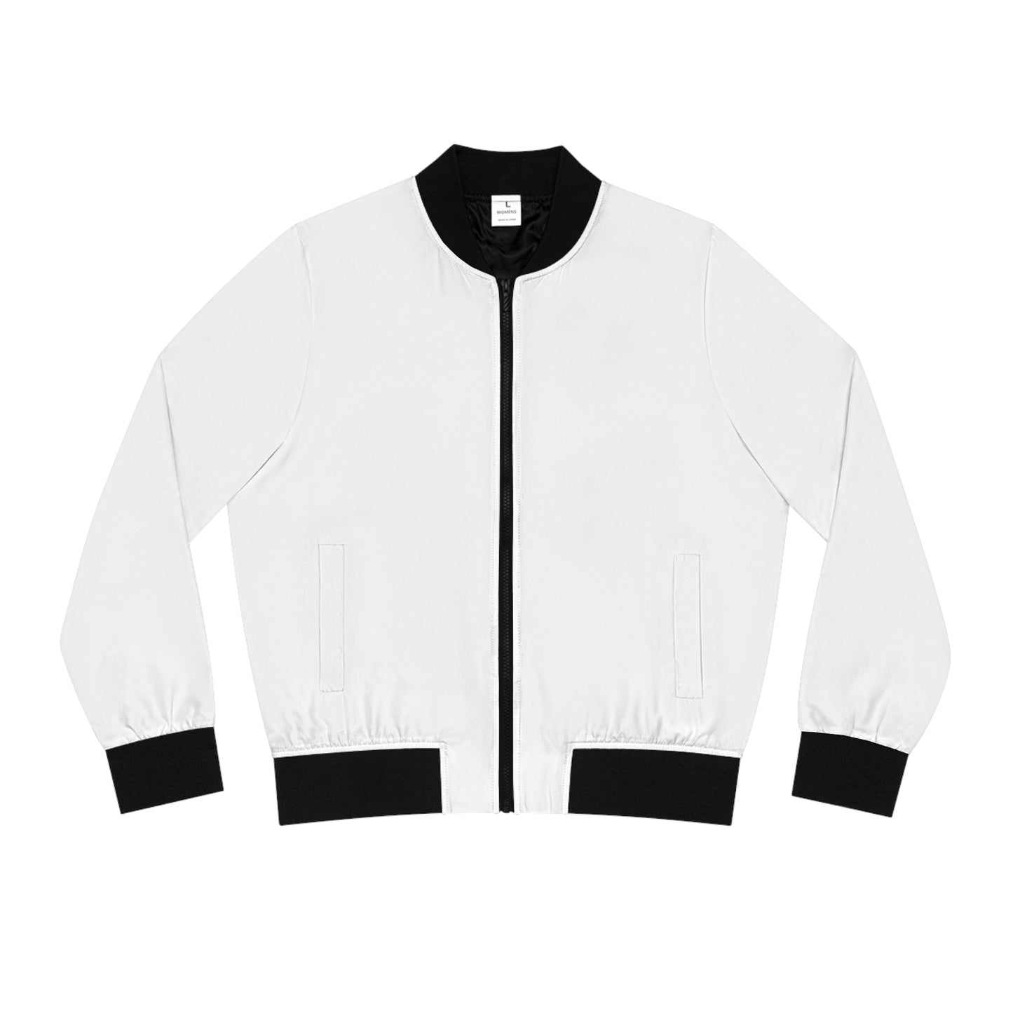 Women's Wolf Pack Bomber Jacket — Scenic Nature Back Print