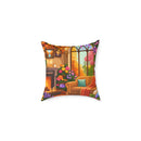 Square Poly Canvas Pillow Printify