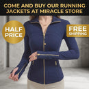 Womens Fitness Running Yoga Jacket Miracle Store