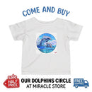 Infant Dolphin Tee — Playful Ocean Baby Shirt with Jumping Dolphins Printify