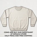 Relax Faded Crewneck Sweatshirt Printify