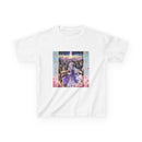 Kids Fantasy Princess Tee — Purple Castle Illustration Printify