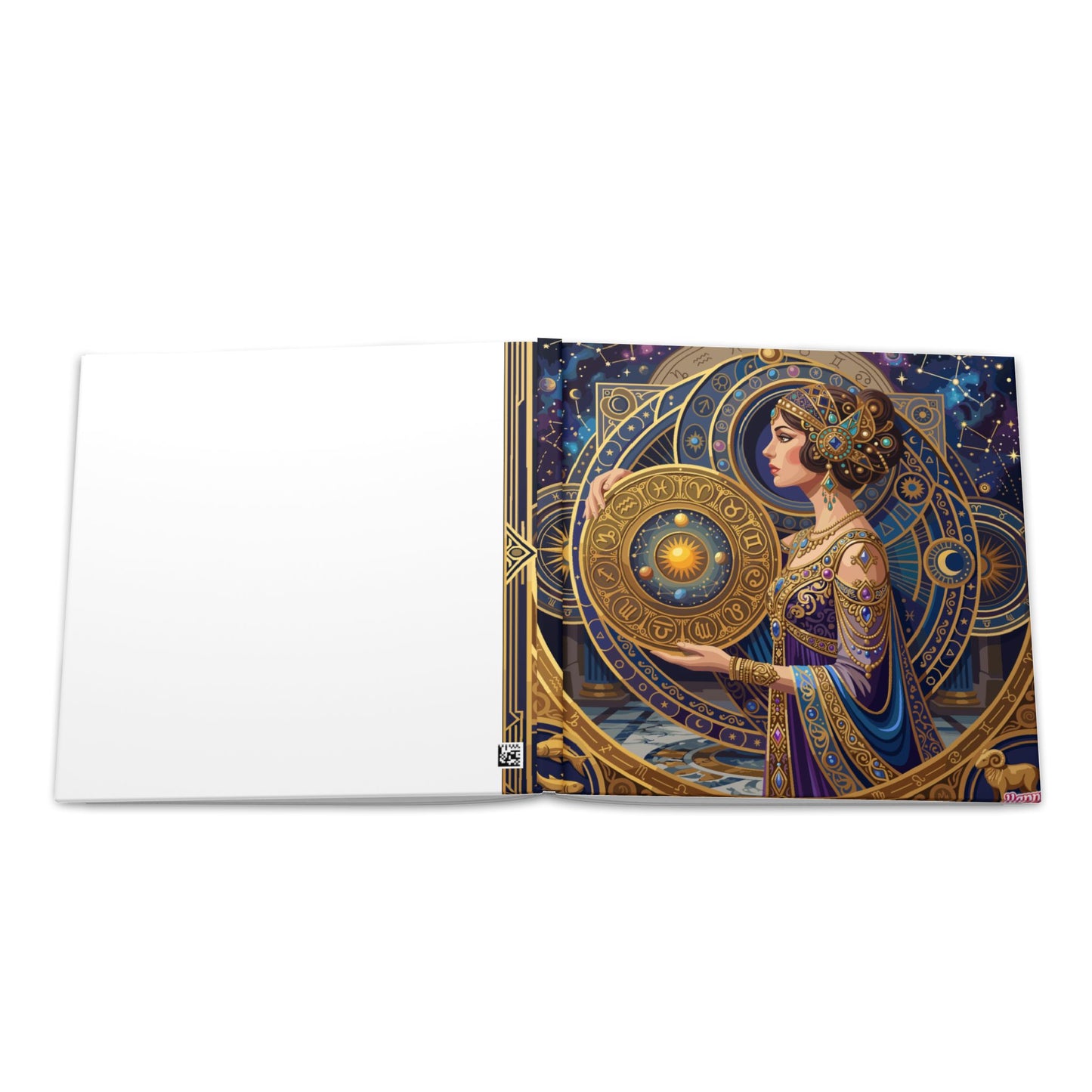 Hardcover Photo Book — Celestial Oracle Art Book (Astrology-Inspired Decorative Keepsake)